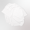 Pack 3 tshirt - White Basic - Oversize