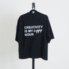 Creativity Black - Playera Oversize