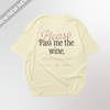Pass me the wine - Oversize