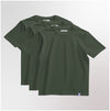 PACK 3 TSHIRTS GREEN OVERSIZE