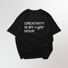  Creativity Black - Playera Oversize