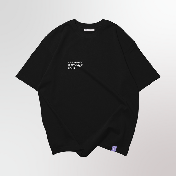Creativity Black - Playera Oversize