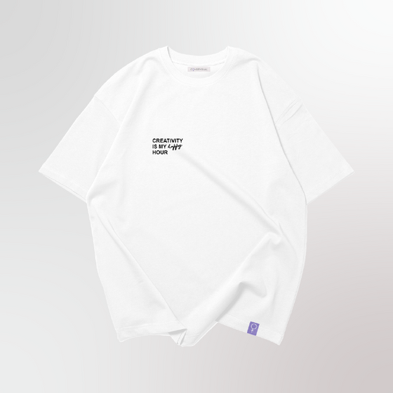 Creativity White - Playera Oversize