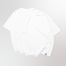  Pack 3 tshirt - White Basic - Oversize
