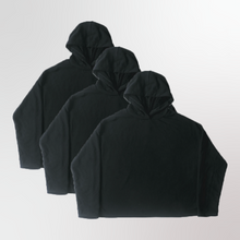  Pack 3 HOODIES - BLACK