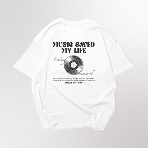 Music saved my life - Oversize